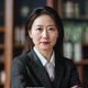 国产自拍视频版权保护专员赵文慧，年轻女性律师形象，专注数字版权与原创内容保护法律领域